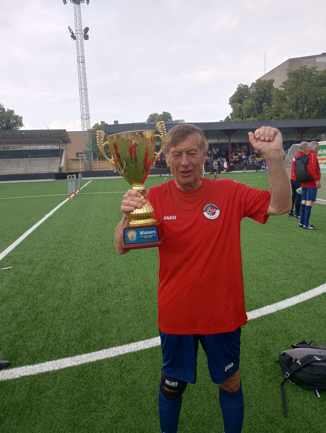 Verdensmester: Willy Hayden ble verdensmester i klassen 75+