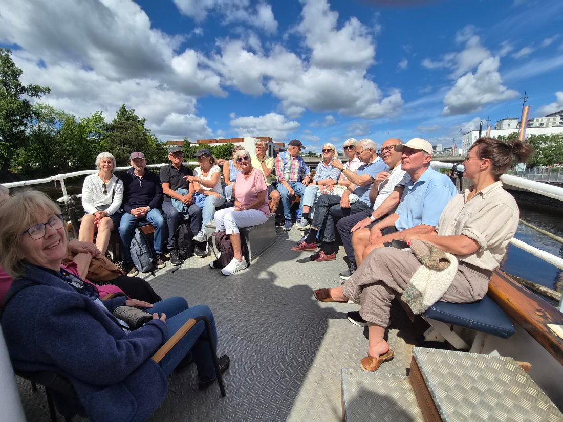 God stemning: God stemning ombord da Rigmor stevnet ut Sandvikselven