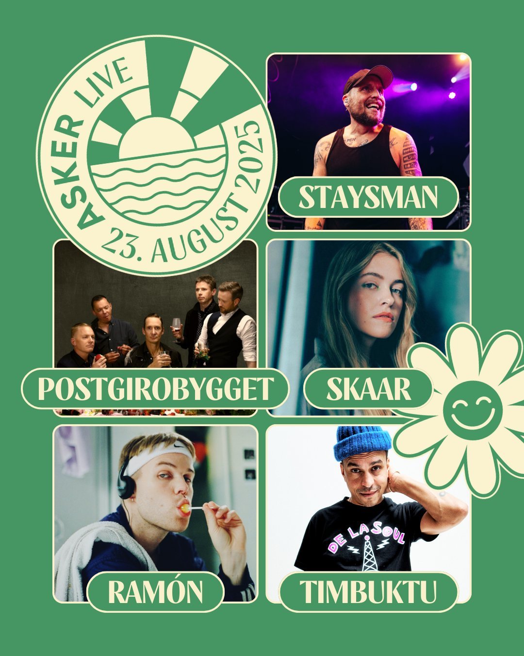 Musikalsk kampsponsor: Asker LIVE går av stabelen i Rådhusparken i Asker 23.august