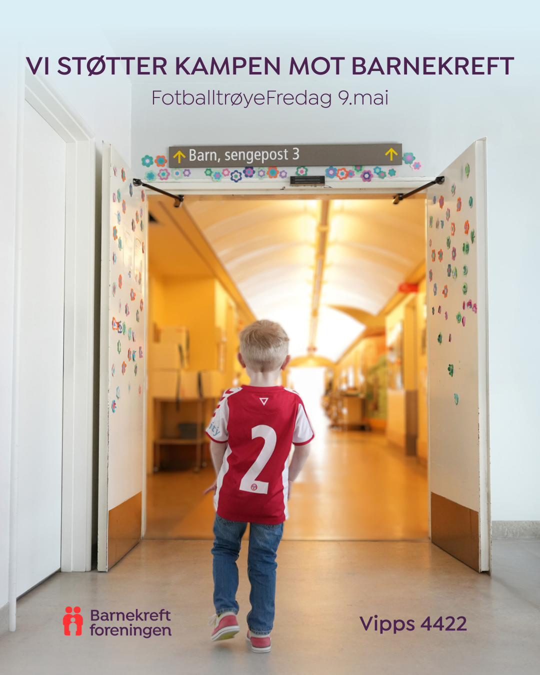 FotballtrøyeFredag: Vi minner om Barnekreftforeningens FotballtrøyeFredag!
