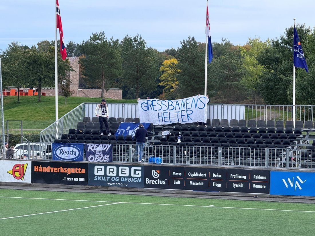 Dagens beste: Gressbanens Helter var soleklart dagens beste innslag i Sandvika