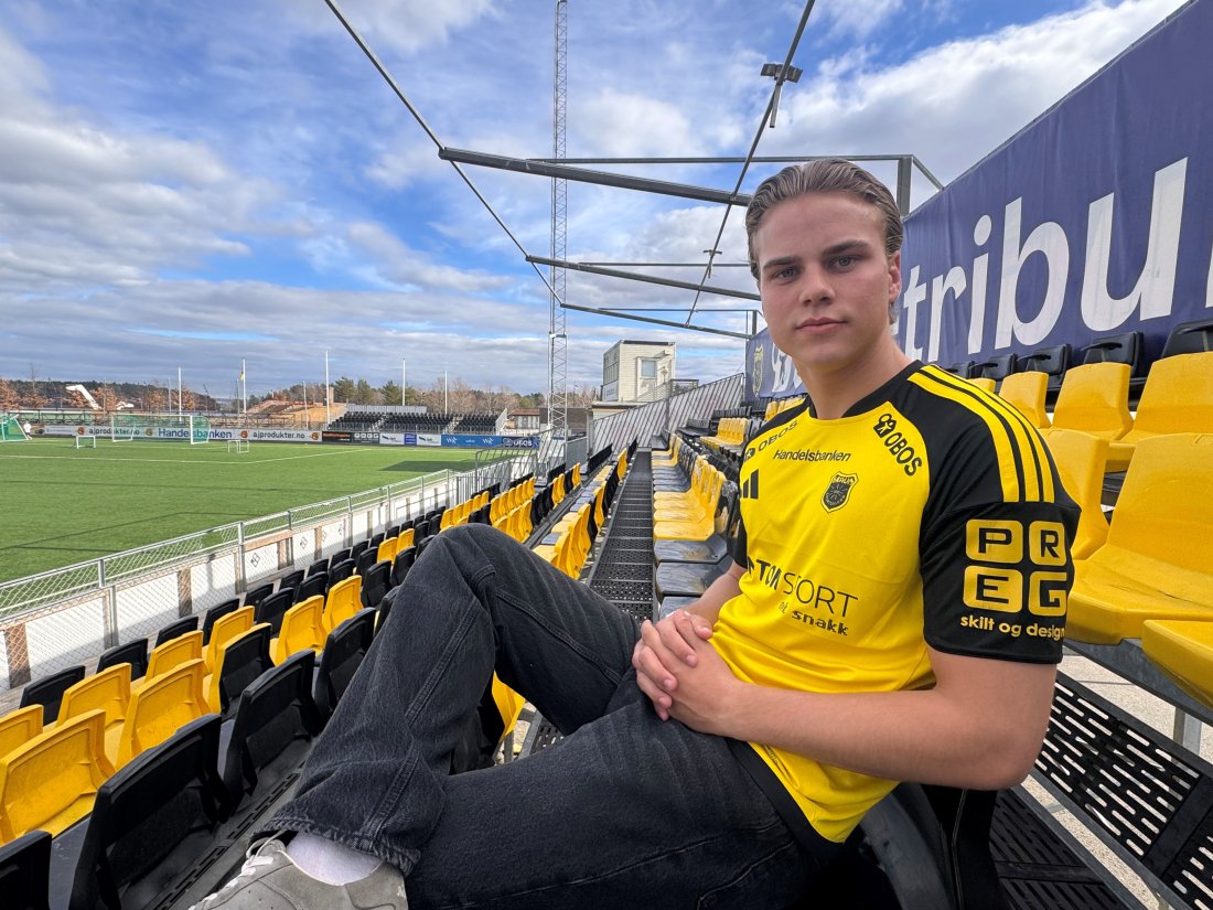 Hjemmedrakt: Brede Bransdal i årets hjemmedrakt. Stilren og klassisk.