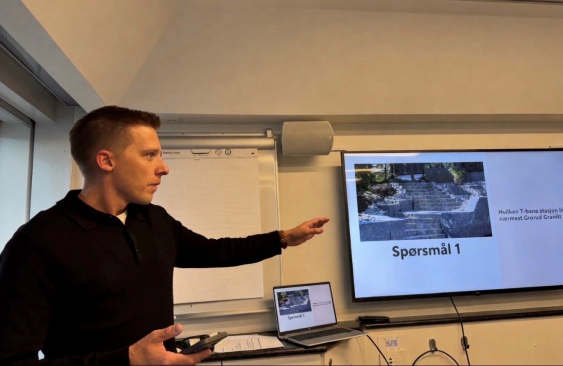 Quizekspert: Daglig leder i Oppsal IF, Jørgen Grydeland - er velkjent i Oslo for sine gode quizer. Her fra felles sponsortur i oktober i fjor.