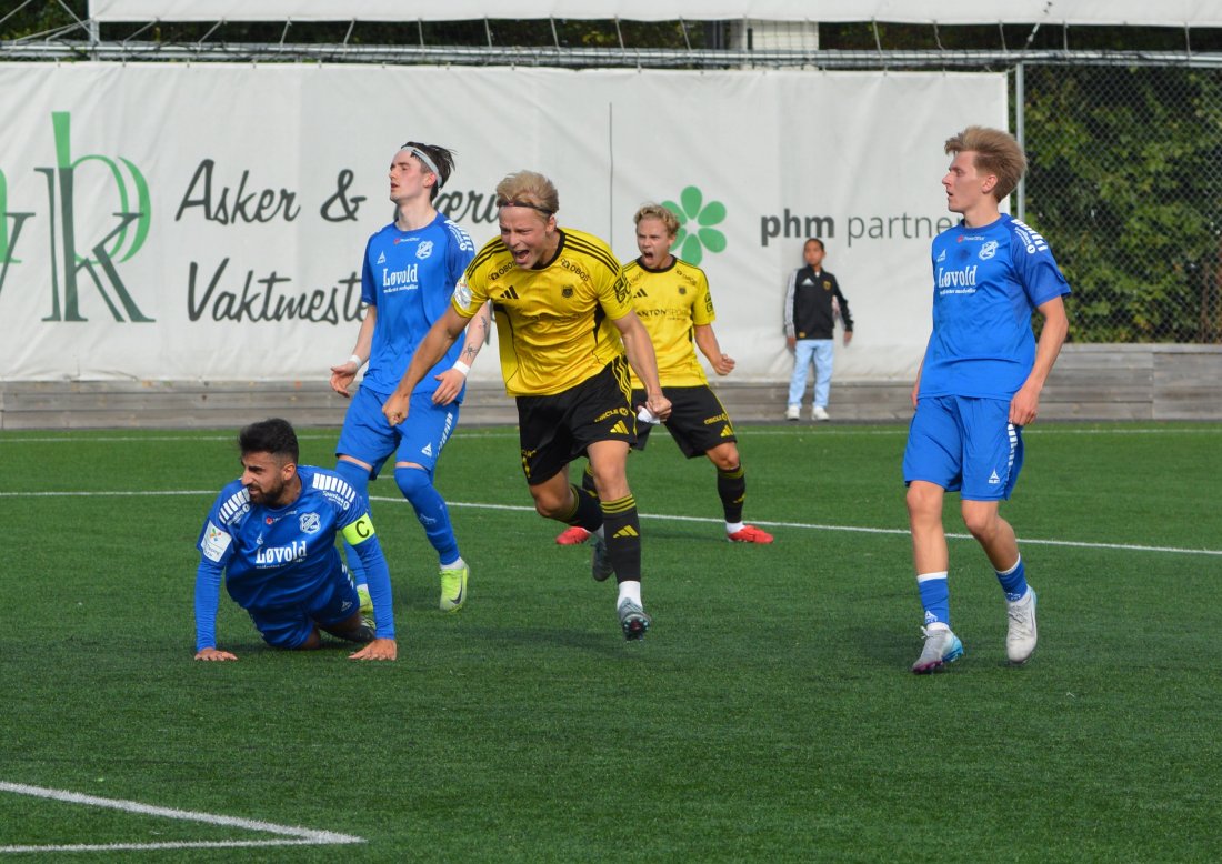 Bransmål: Vi ser frem til å se flere slike bilder de neste årene på AJ Arena