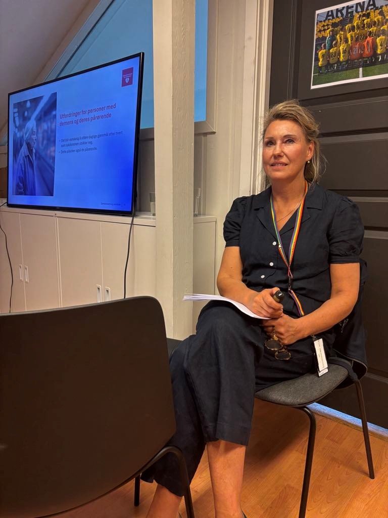 Nyttig kunnskap: Trude Bøe Cousins fra Bærum kommune bidro med nyttig kunnskap til kursdeltakerne