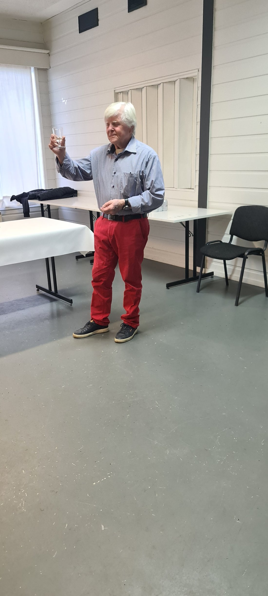 Formann: Trond Øvergaard ønsket velkommen