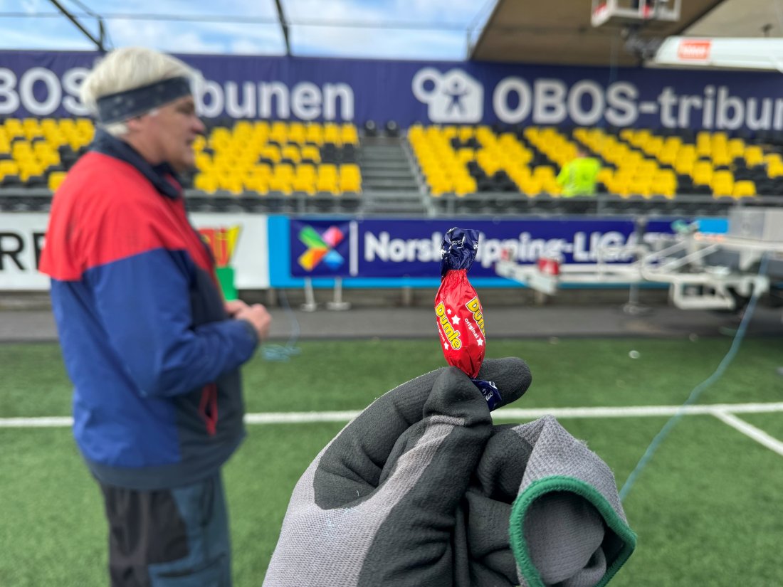 Dumle: Gudmund Brudvik bidro med faglige innspill, oppmuntrende ord og nødvendig energipåfyll gjennom dagen